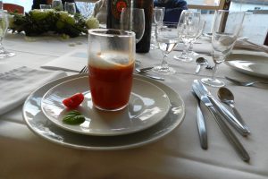 Scharfer Tomaten-Cappucciono