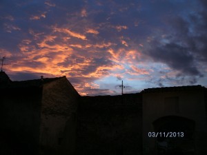 Abendstimmung im Kloster