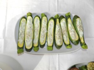 Zucchini mit Feta