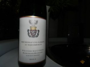 Leitete den Abend ein ...