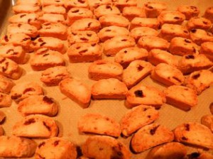 Goldgelbe Biscotti