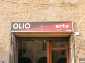 Schild des Tages:Olio Arte