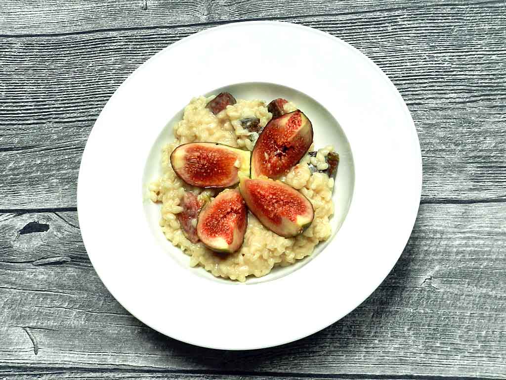 Zu empfehlen: Risotto mit Feigen.