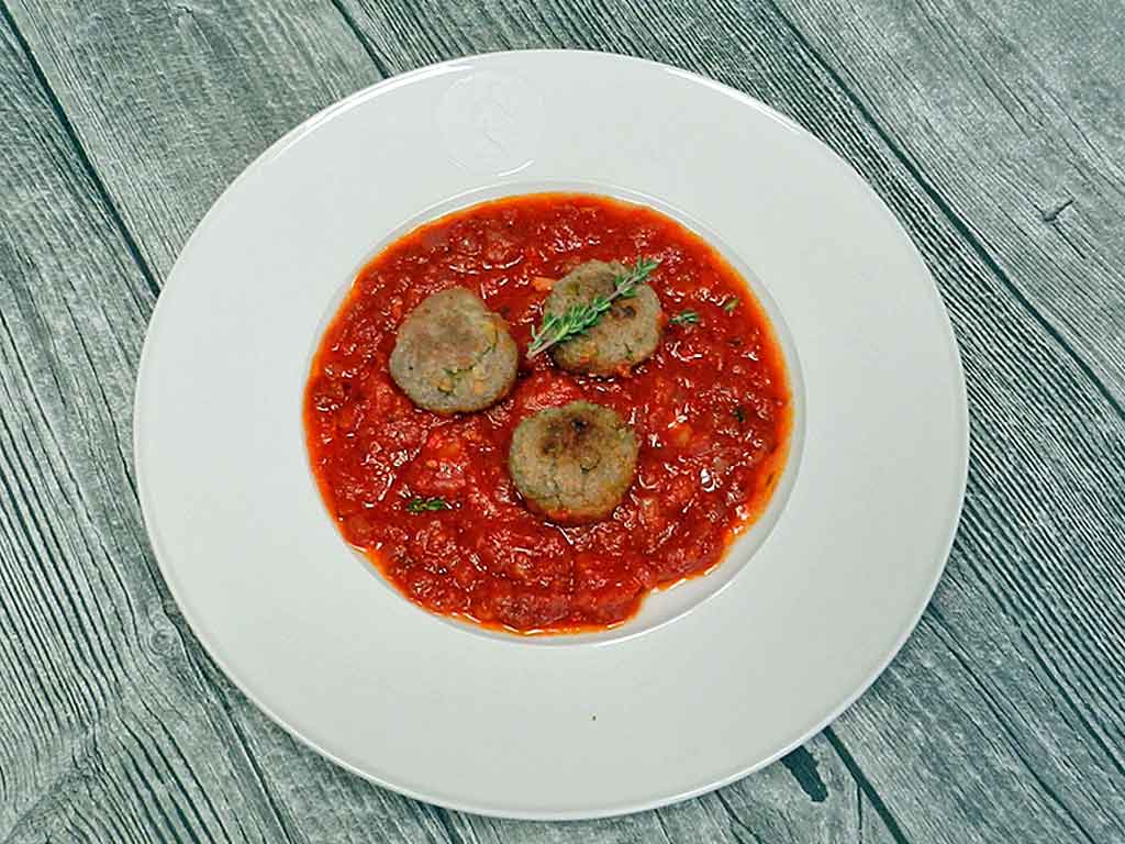 Lamm-Polpette mit Pistazien.