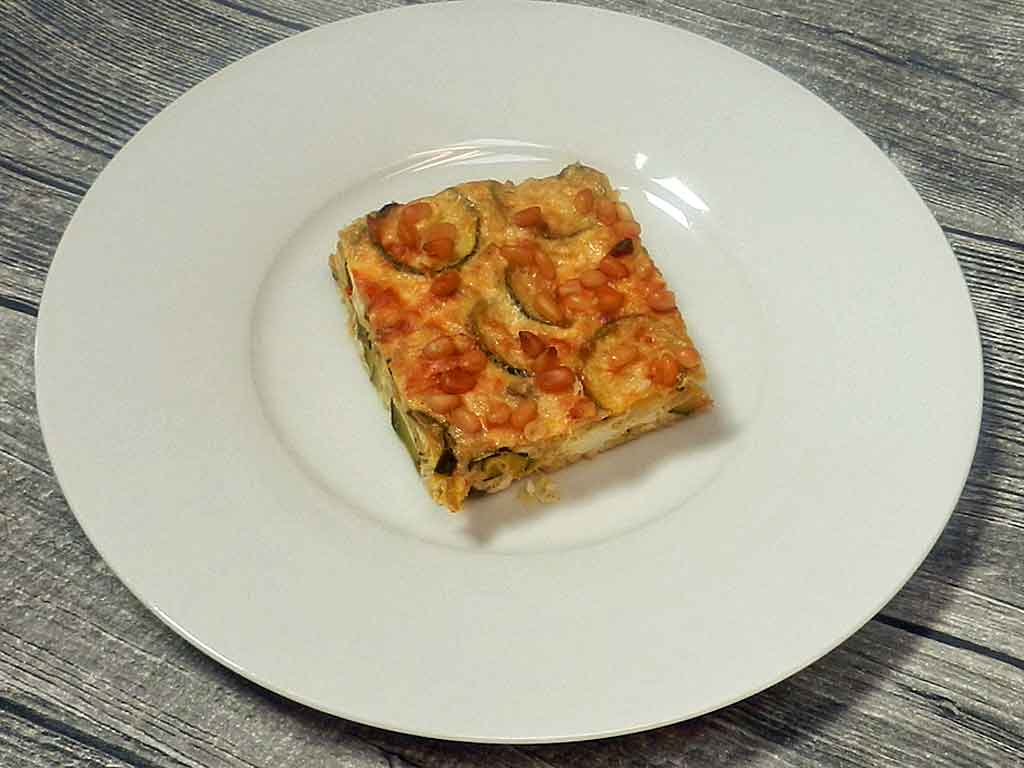 Passt zu einem Picknick: Zucchini-Gratin.